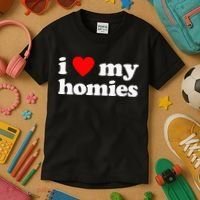 I Love My Homies Best Friend Kids T-Shirt thumb 3