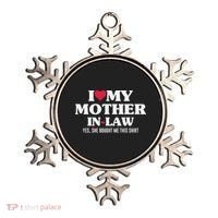 I Love My Mother In Law For Son In Law Ornament thumb 0
