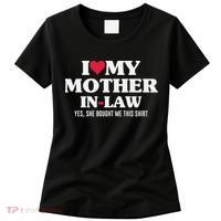 I Love My Mother In Law For Son In Law Women's T-Shirt thumb 0