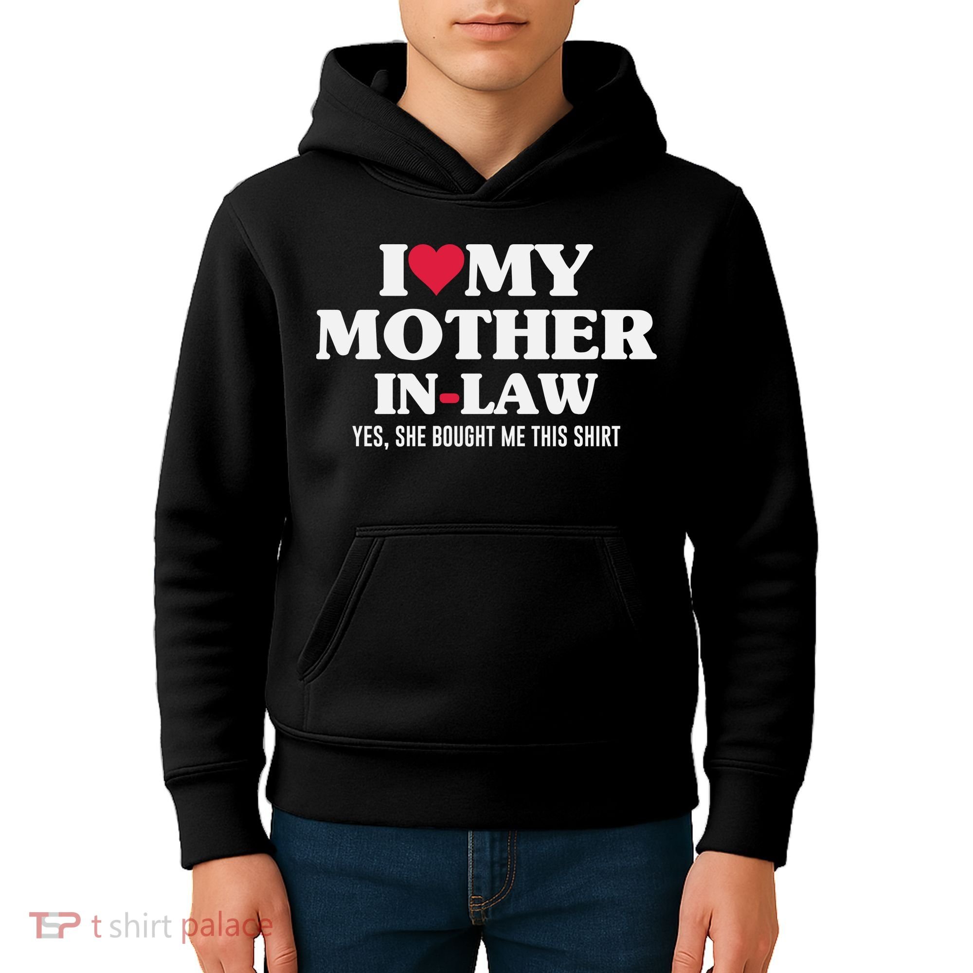I Love My Mother In Law For Son In Law Kids Hoodie