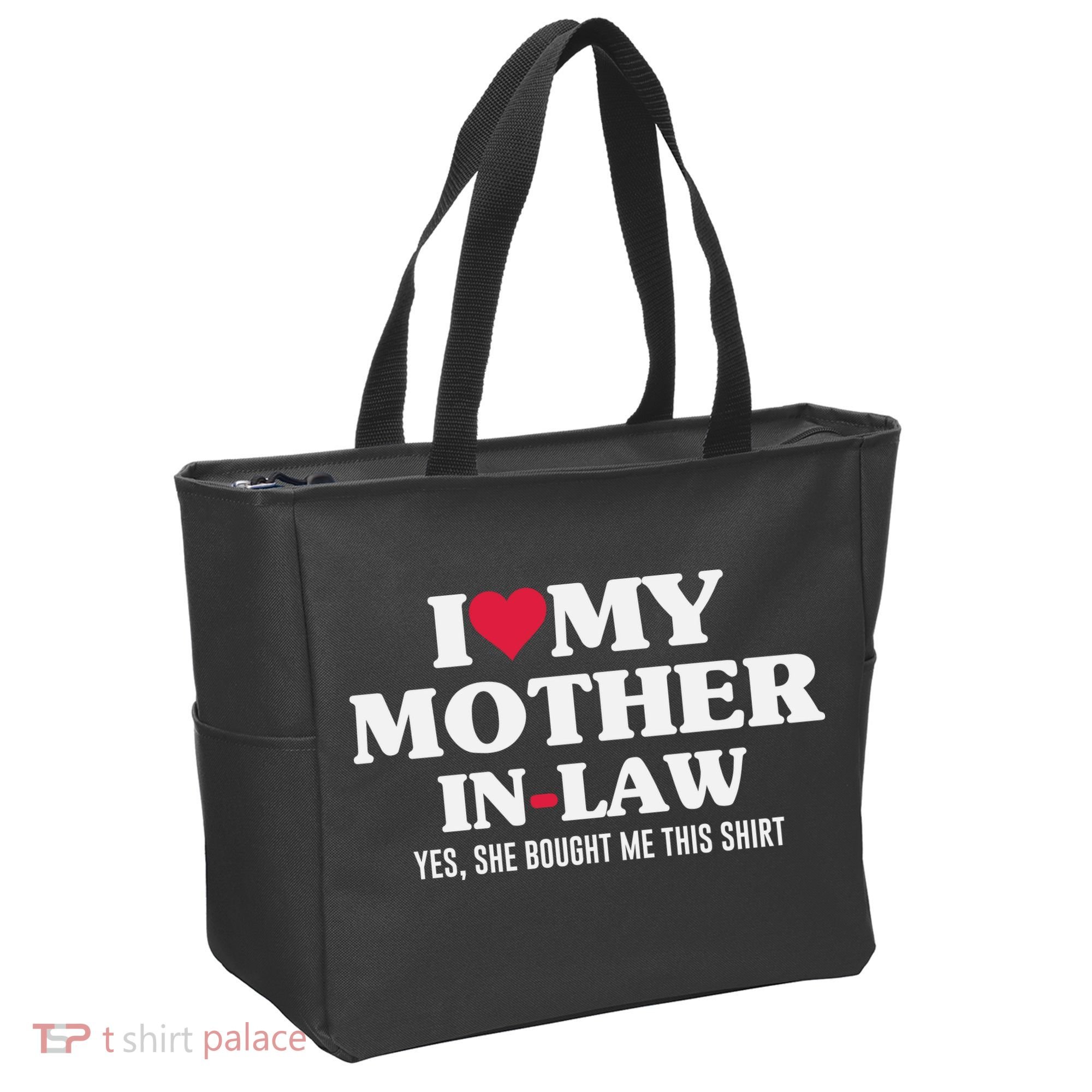 I Love My Mother In Law For Son In Law Tote Bag