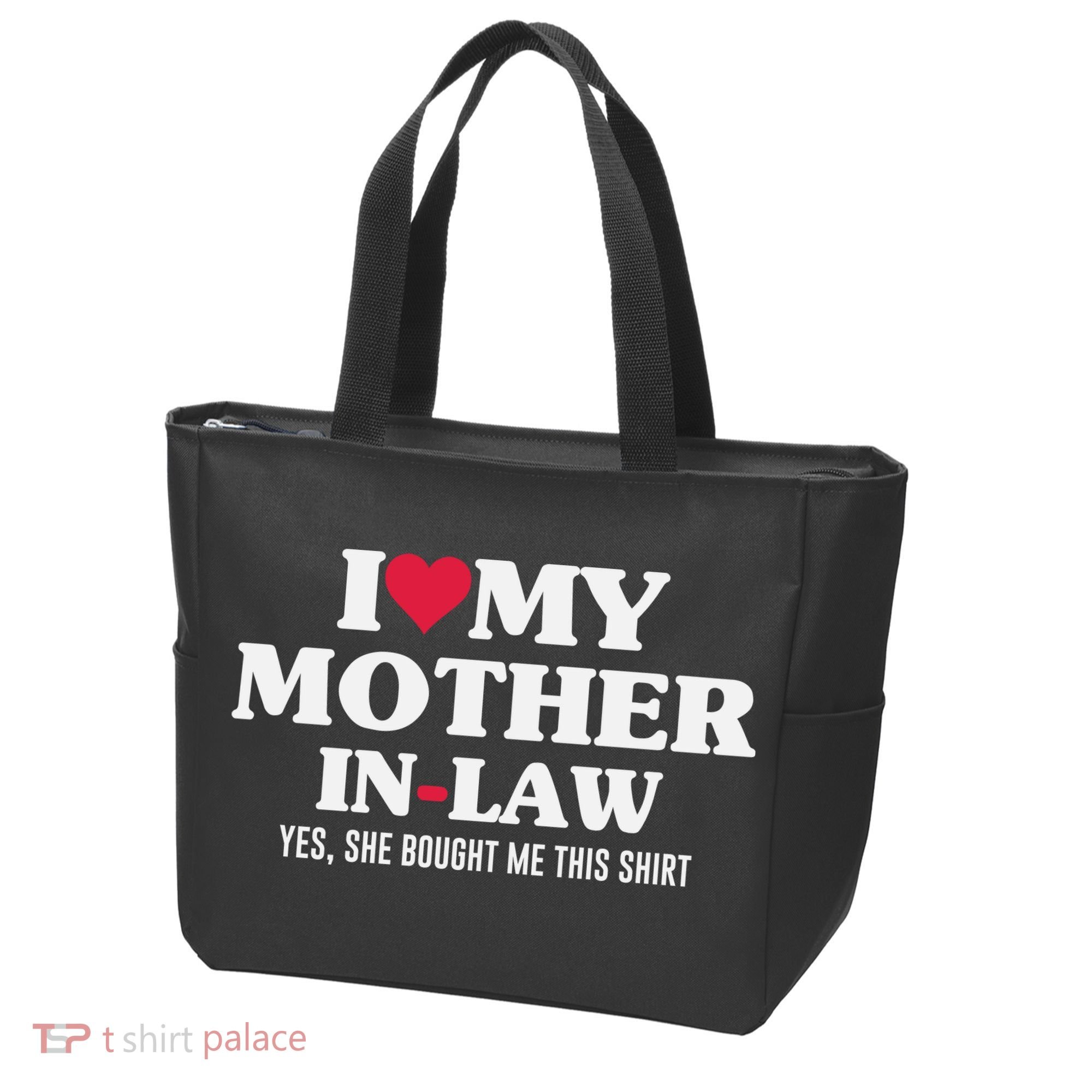 I Love My Mother In Law For Son In Law Tote Bag