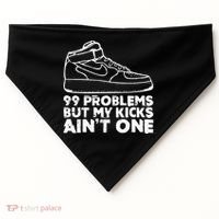 I Love My Kicks Gift For Sneakerhead Sneaker USA-Made Doggie Bandana thumb 0