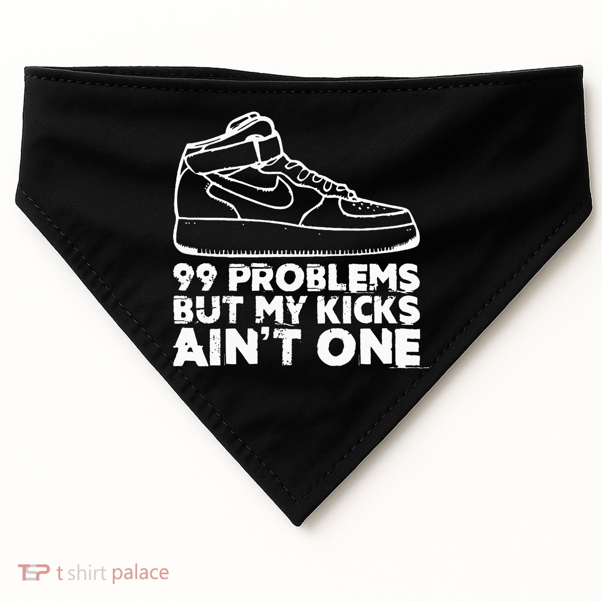 I Love My Kicks Gift For Sneakerhead Sneaker USA-Made Doggie Bandana
