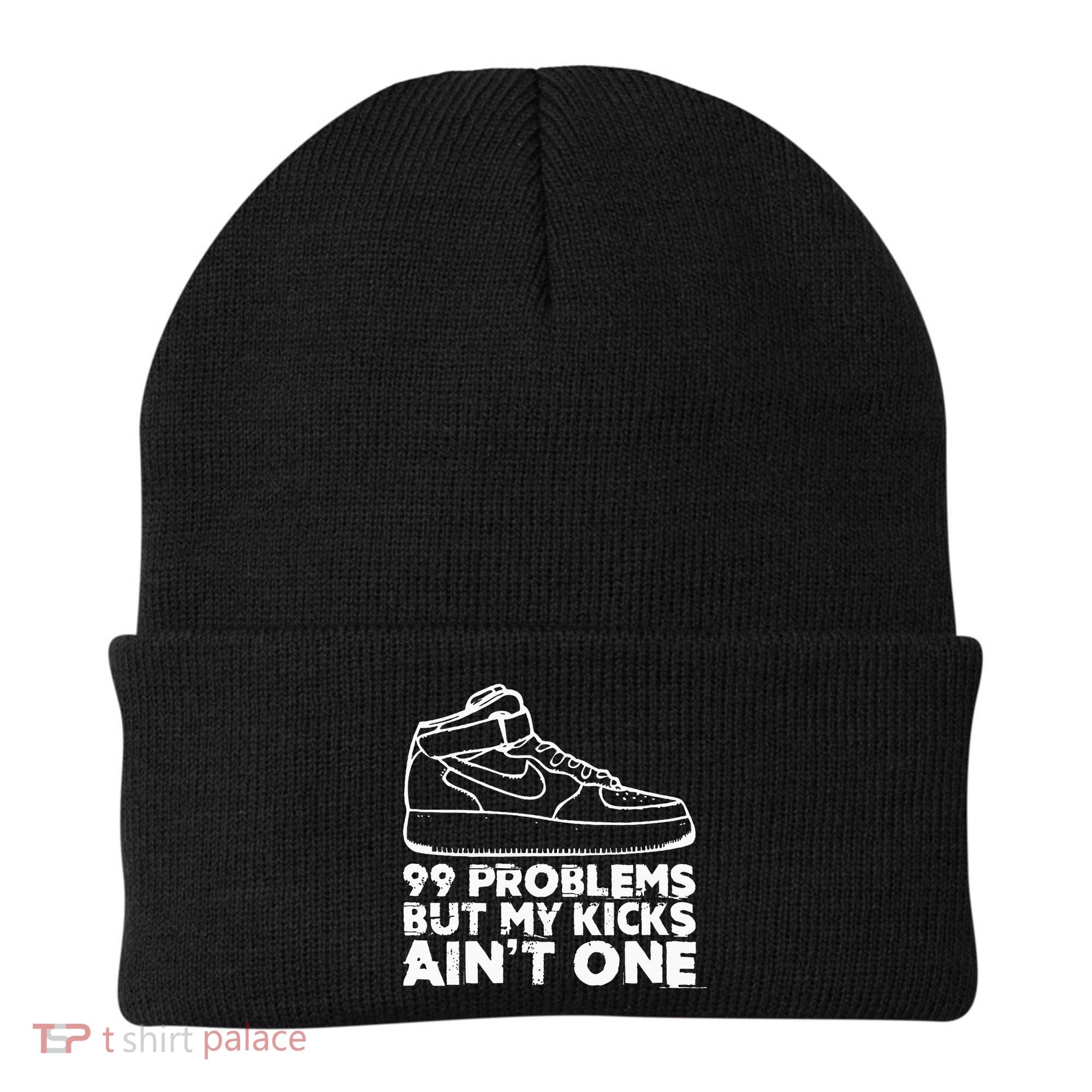 I Love My Kicks Gift For Sneakerhead Sneaker Beanie