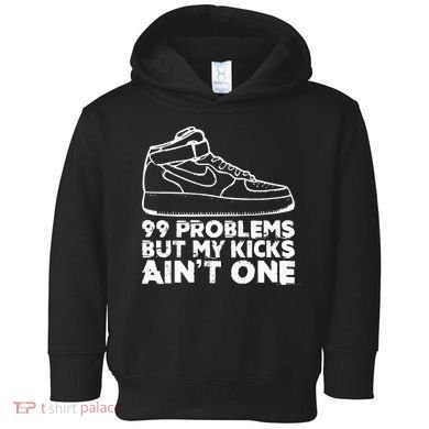 I Love My Kicks Gift For Sneakerhead Sneaker Toddler Hoodie