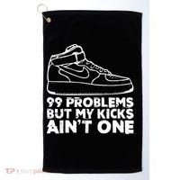 I Love My Kicks Gift For Sneakerhead Sneaker Golf Towel thumb 0