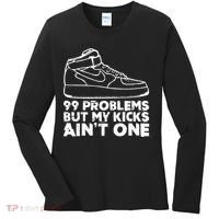I Love My Kicks Gift For Sneakerhead Sneaker Women's Long Sleeve Shirt thumb 0