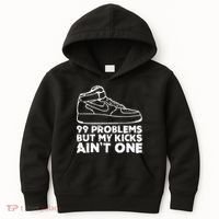 I Love My Kicks Gift For Sneakerhead Sneaker Kids Hoodie thumb 0