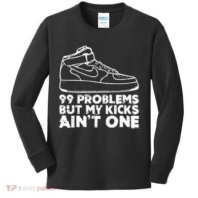 I Love My Kicks Gift For Sneakerhead Sneaker Kids Long Sleeve Shirt