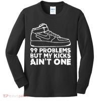 I Love My Kicks Gift For Sneakerhead Sneaker Kids Long Sleeve Shirt thumb 0