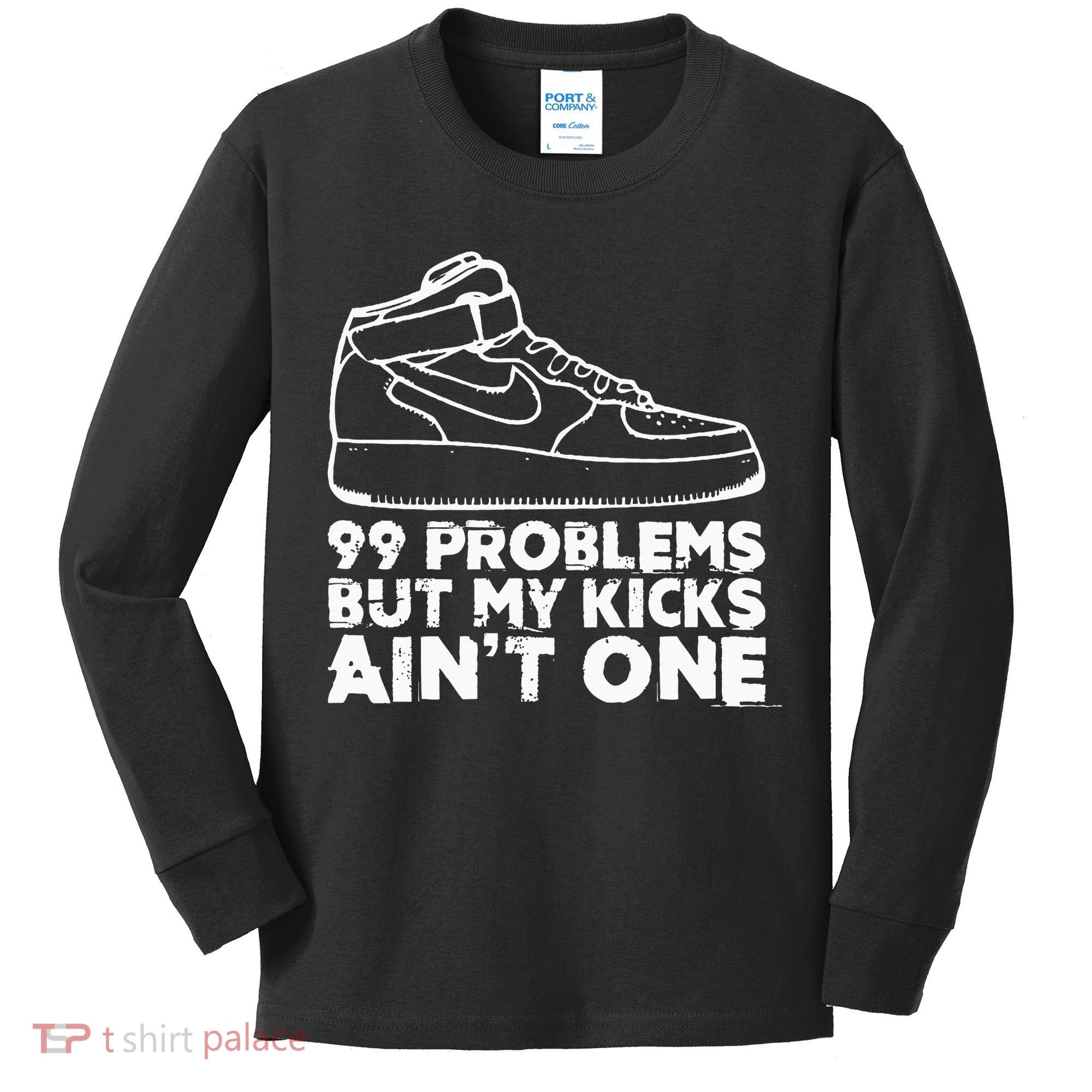 I Love My Kicks Gift For Sneakerhead Sneaker Kids Long Sleeve Shirt