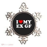I Love My Ex Girlfriend Funny Gift Ornament thumb 0