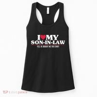 I Love My Son In Law For Father In Law Women's Tank Top thumb 0