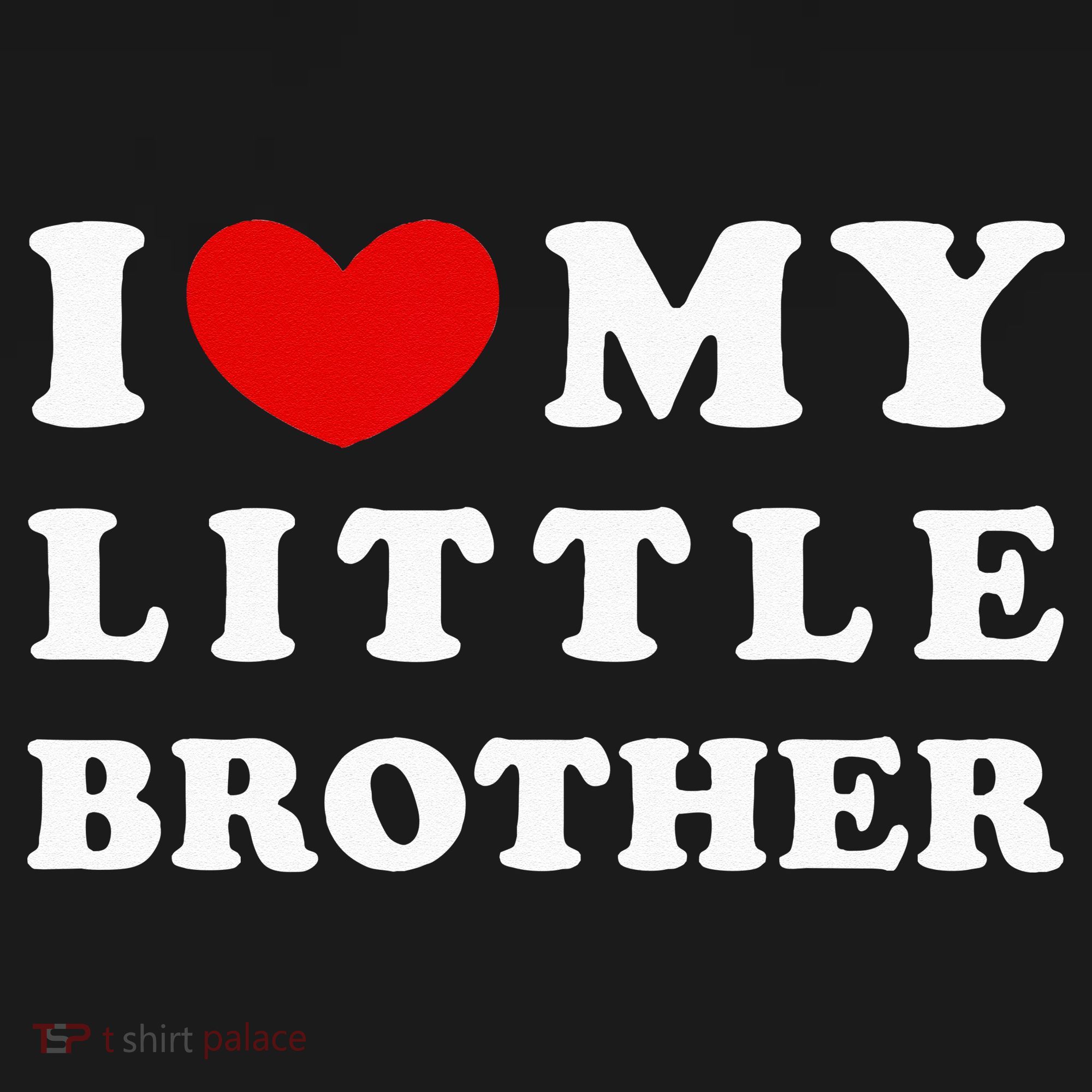 I Love My Little Brother I Heart My Little Brother Women's Hoodie