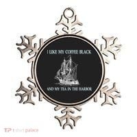 I Like My Coffee Black And Tea In The Harbor Ornament thumb 0
