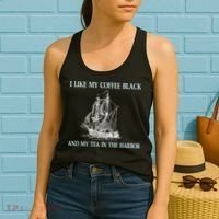 I Like My Coffee Black And Tea In The Harbor Women's Tank Top thumb 2