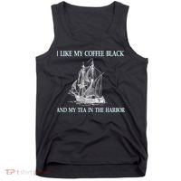 I Like My Coffee Black And Tea In The Harbor Tank Top thumb 0
