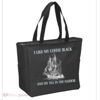 I Like My Coffee Black And Tea In The Harbor Tote Bag thumb 2