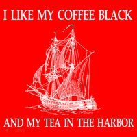 I Like My Coffee Black And Tea In The Harbor Santa Hat thumb 1