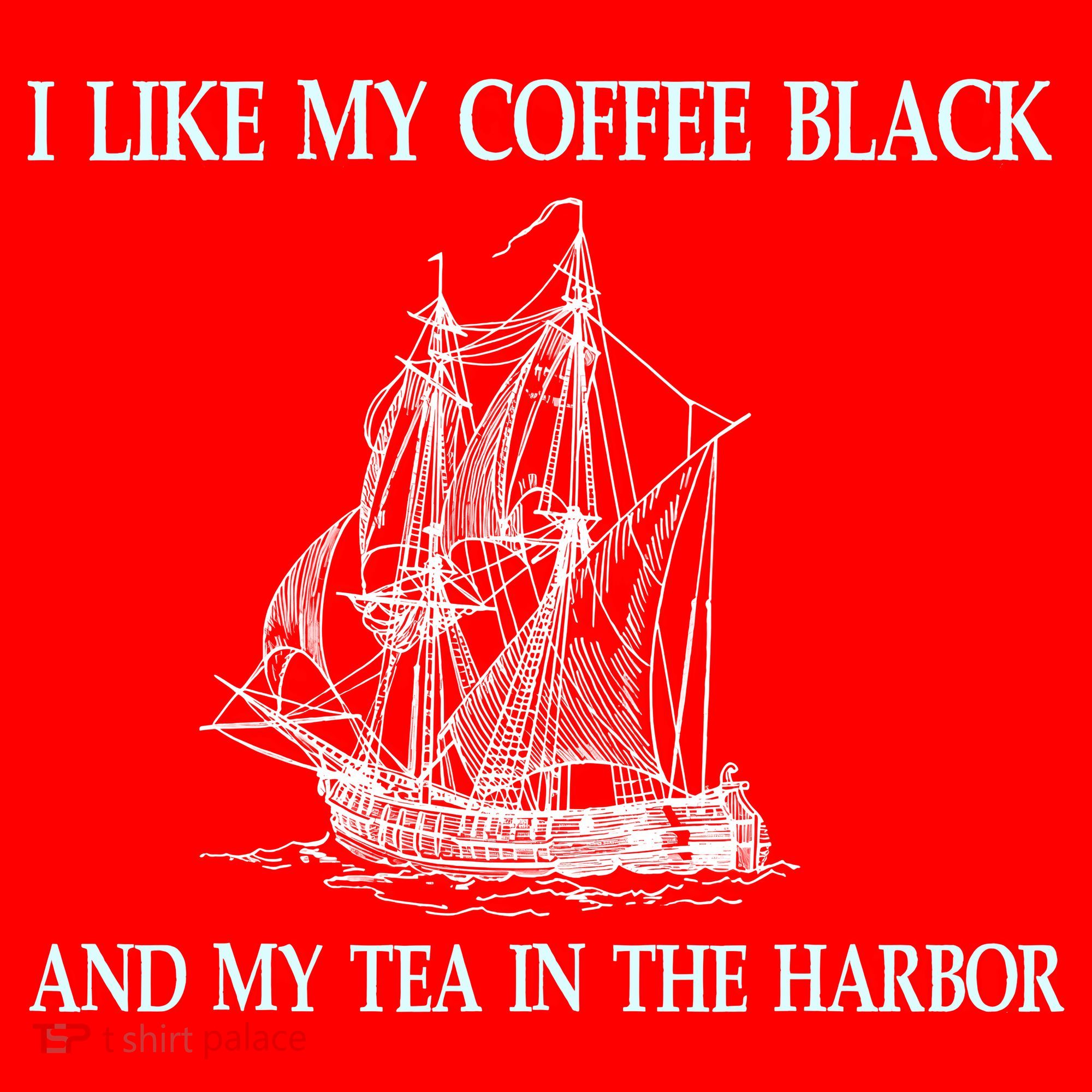 I Like My Coffee Black And Tea In The Harbor Santa Hat