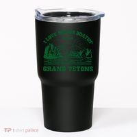 I Love Motor Boating In The Grand Tetons Tumbler thumb 0