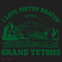 I Love Motor Boating In The Grand Tetons Tumbler thumb 3