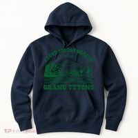 I Love Motor Boating In The Grand Tetons Hoodie thumb 0