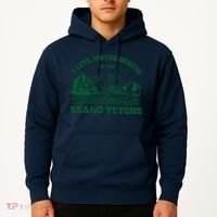 I Love Motor Boating In The Grand Tetons Hoodie thumb 2