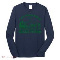 I Love Motor Boating In The Grand Tetons Long Sleeve Shirt thumb 0