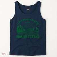 I Love Motor Boating In The Grand Tetons Tank Top thumb 2