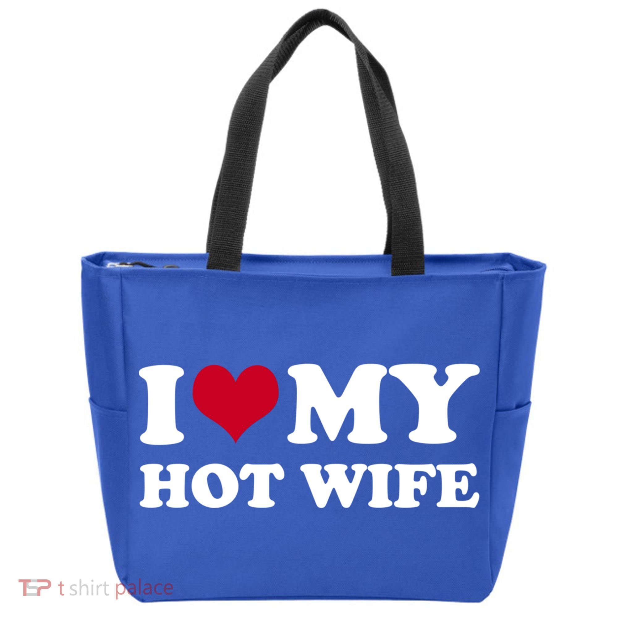 I Love My Hot Wife Gift Tote Bag