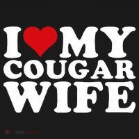 I Love My Cougar Wife I Heart My Cougar Wife Women's Tank Top thumb 5