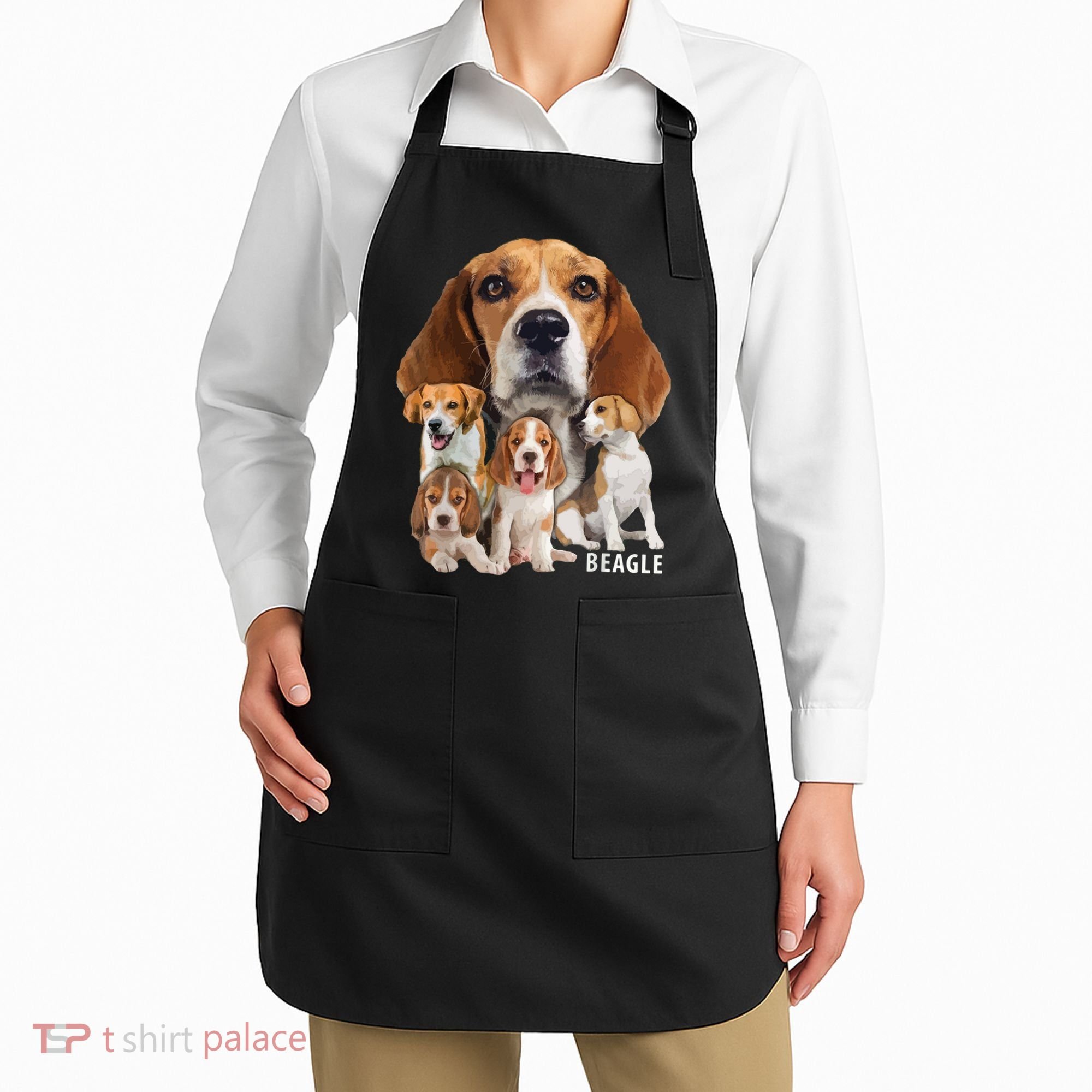 I Love My Beagle Dog Themed Funny Beagle Lover T Apron