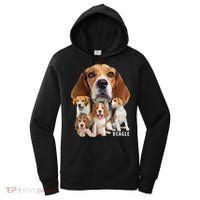 I Love My Beagle Dog Themed Funny Beagle Lover T Women's Hoodie thumb 0