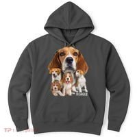 I Love My Beagle Dog Themed Funny Beagle Lover T Hoodie thumb 0