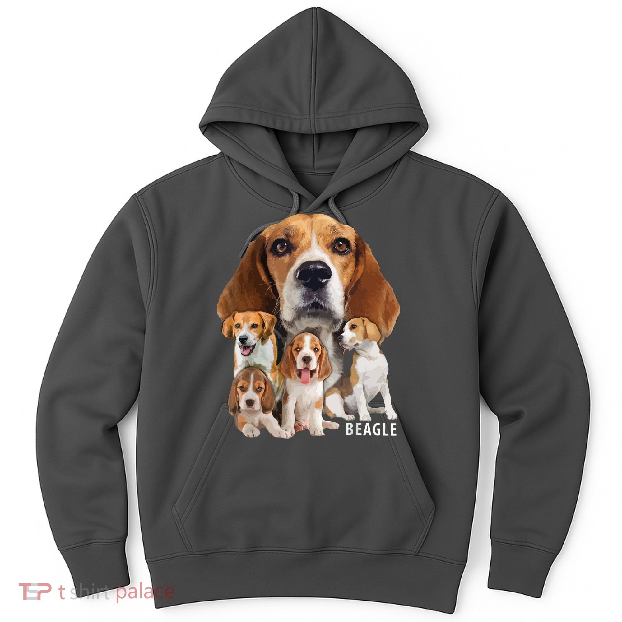 I Love My Beagle Dog Themed Funny Beagle Lover T Hoodie