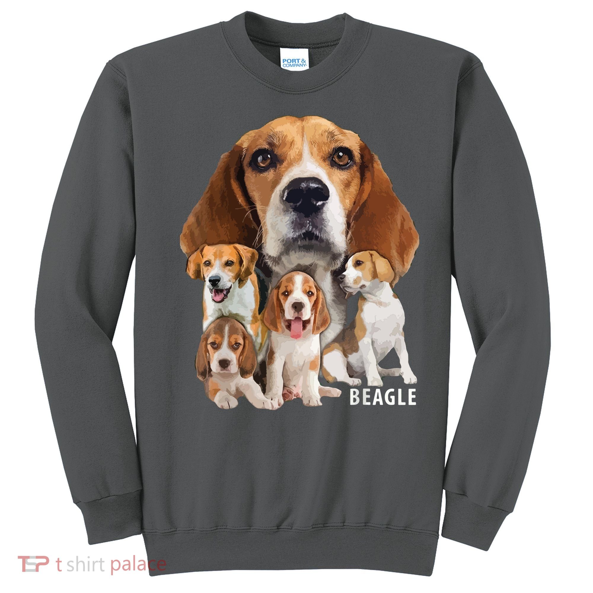 I Love My Beagle Dog Themed Funny Beagle Lover T Sweatshirt