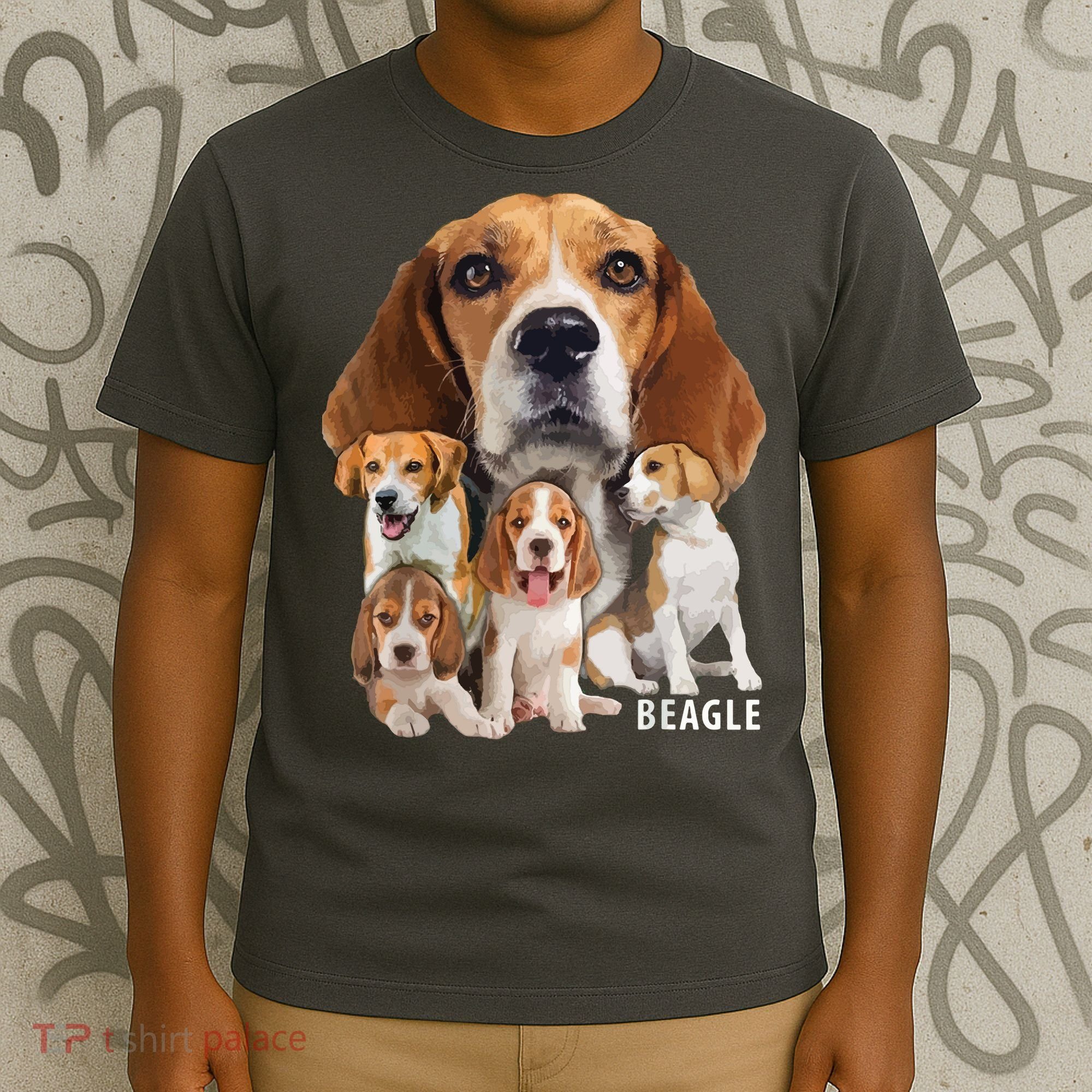 I Love My Beagle Dog Themed Funny Beagle Lover T T-Shirt
