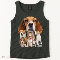I Love My Beagle Dog Themed Funny Beagle Lover T Tank Top thumb 2