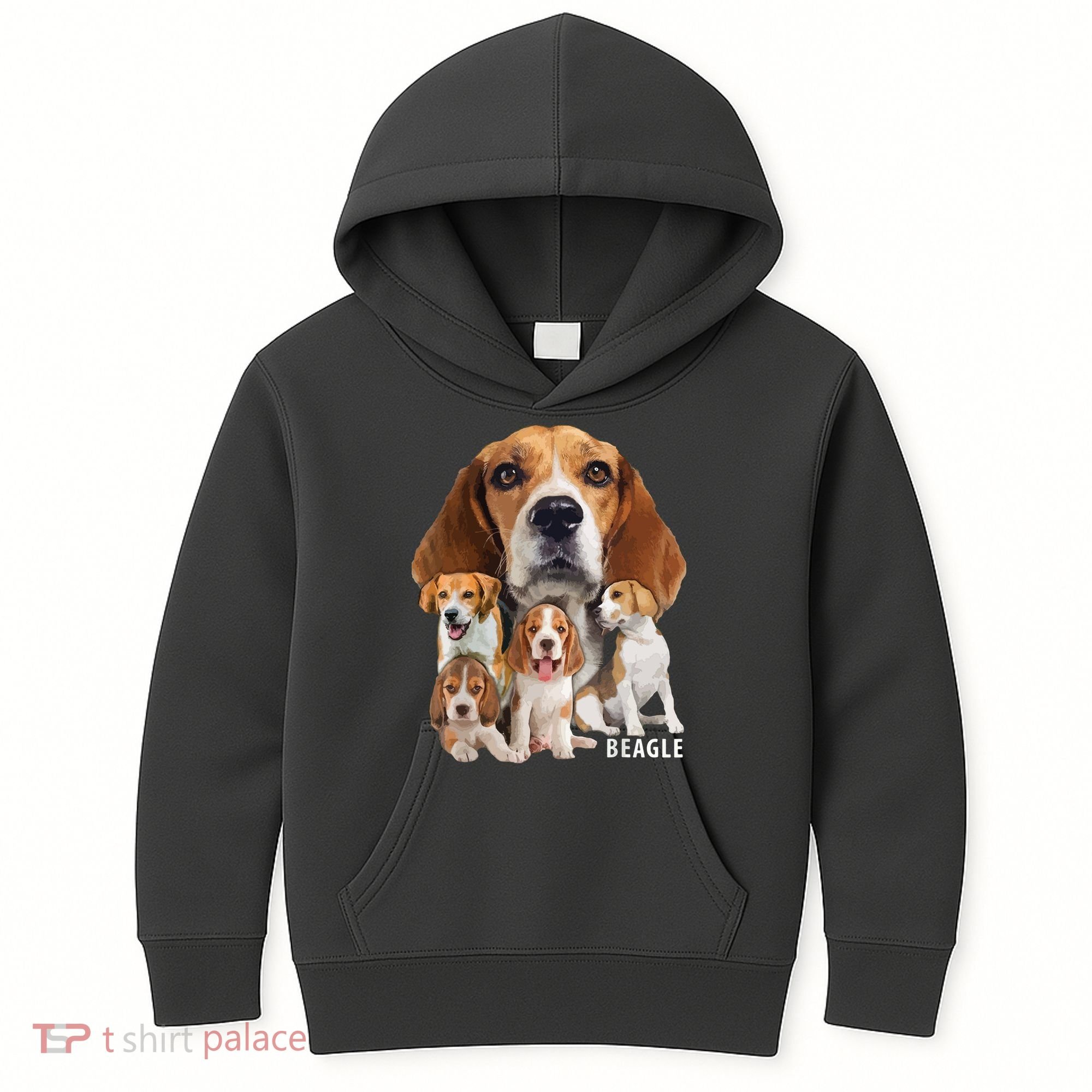 I Love My Beagle Dog Themed Funny Beagle Lover T Kids Hoodie