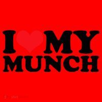 I Love My Munch I Heart My Munch For Munching Lover Santa Hat thumb 1