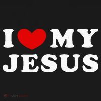 I Love My Jesus I Heart My Jesus Women's Hoodie thumb 2