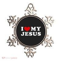 I Love My Jesus I Heart My Jesus Ornament thumb 0