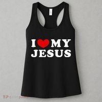 I Love My Jesus I Heart My Jesus Women's Tank Top thumb 3