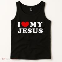 I Love My Jesus I Heart My Jesus Tank Top thumb 2