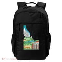 Idaho Landscape Map Backpack thumb 0