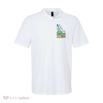 Idaho Landscape Map Polo