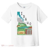 Idaho Landscape Map Toddler T-Shirt thumb 0