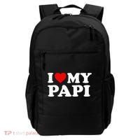 I Love My Papi Backpack thumb 0